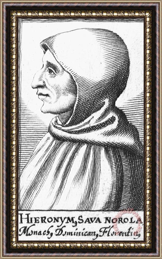 Others Girolamo Savonarola Framed Painting