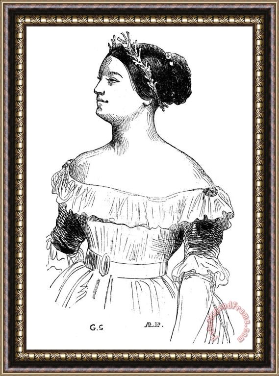 Others Giulia Grisi (1811-1869) Framed Painting