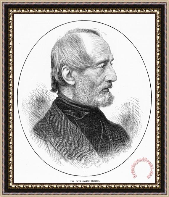Others Giuseppe Mazzini (1805-1872) Framed Print