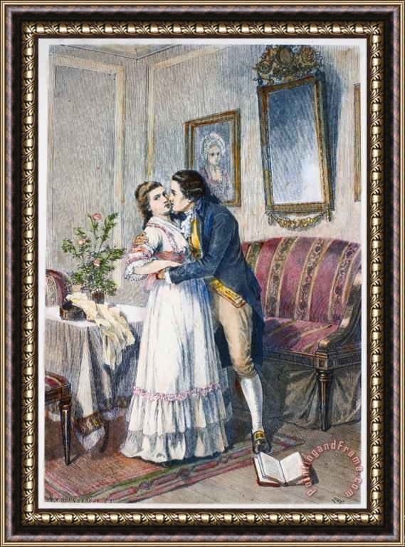 Others Goethe: Werther Framed Painting
