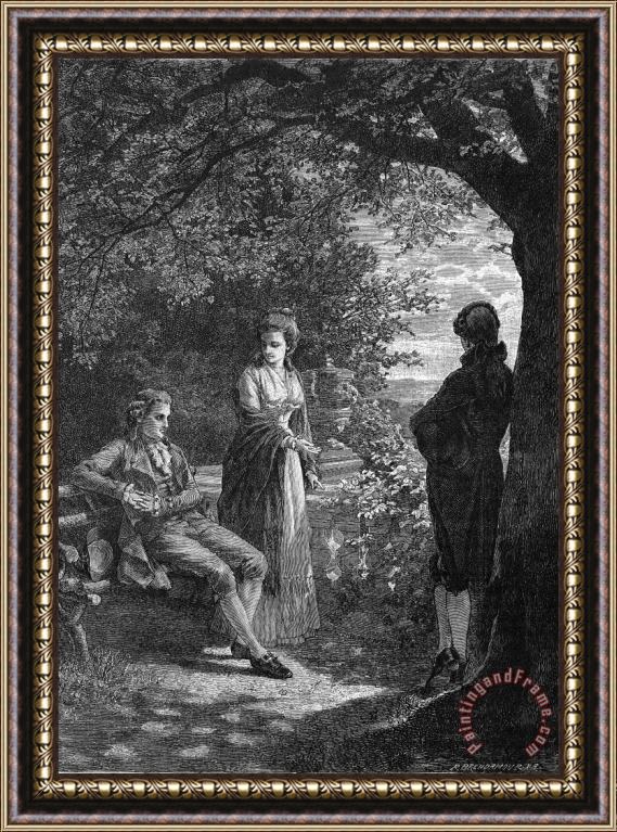 Others Goethe: Werther Framed Painting