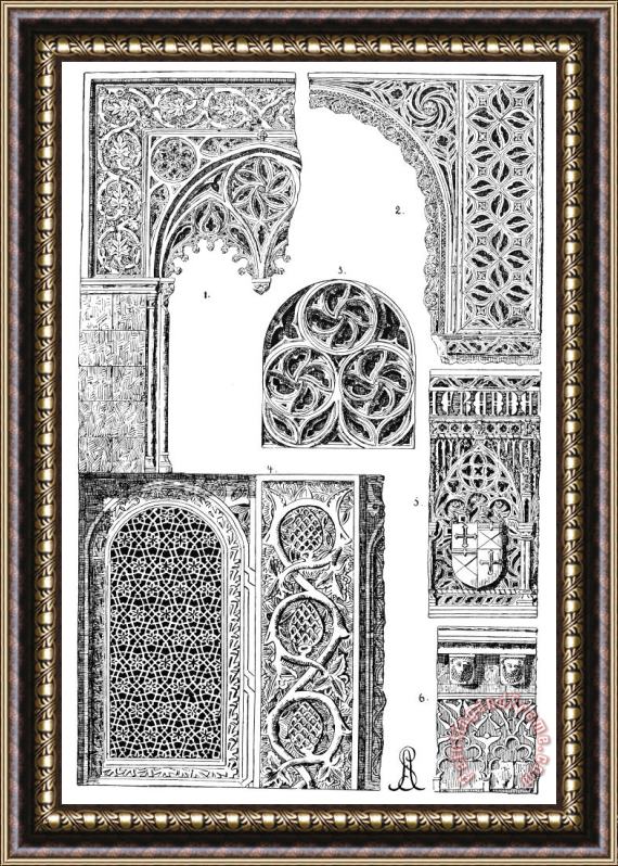 Others Gothic Ornament Framed Painting