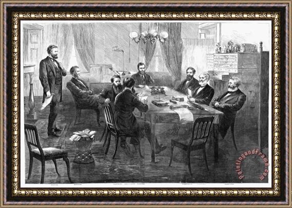 Others Grants Cabinet, 1869 Framed Painting