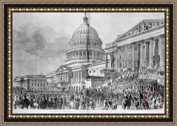 Others Grants Inauguration, 1873 Framed Painting