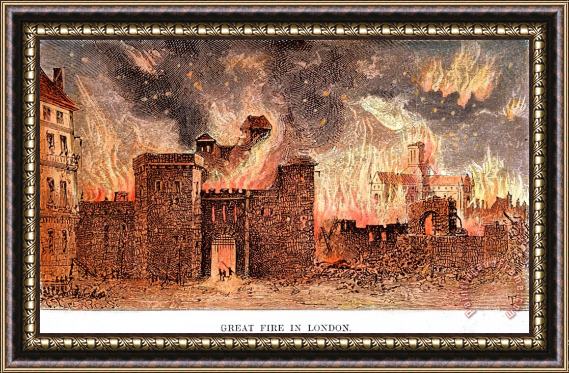 Others Great Fire Of London, 1666 Framed Print