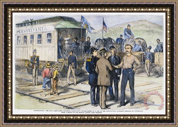 Others Great Railroad Strike, 1877 Framed Print