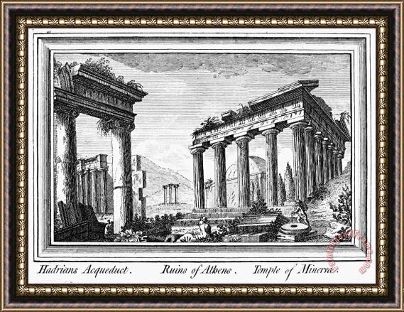 Others Greece: Ruins Of Athens Framed Print