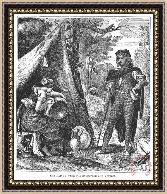 Others Grimm: King Thrushbeard Framed Print