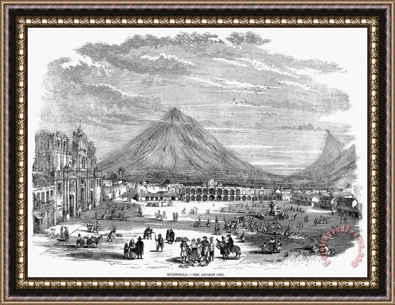 Others Guatemala City, 1856 Framed Print