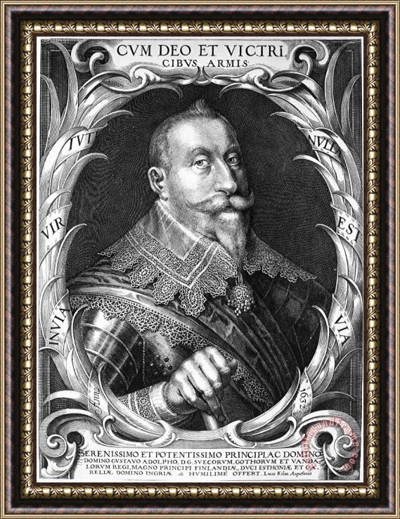 Others Gustavus II (1594-1632) Framed Painting