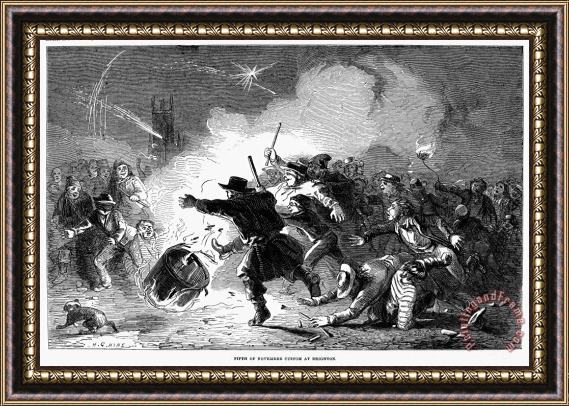 Others Guy Fawkes Day, 1853 Framed Painting