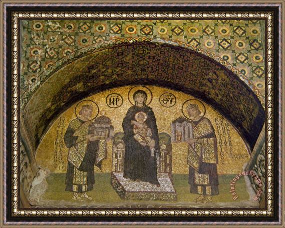 Others Hagia Sophia: Mosaic Framed Painting