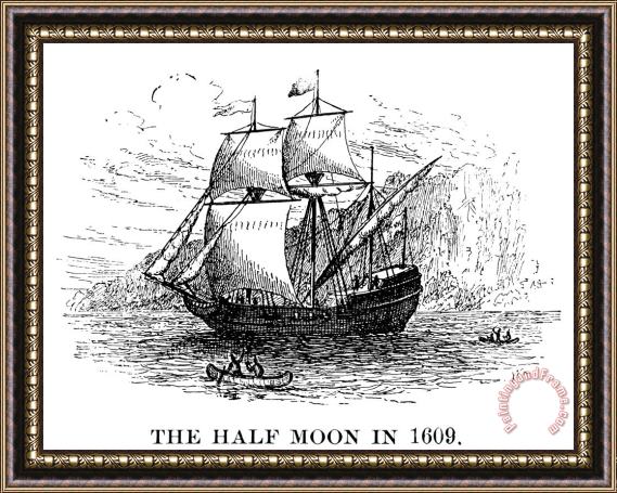 Others Half Moon, 1609 Framed Painting