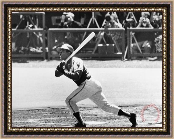 Others Hank Aaron (1934- ) Framed Painting