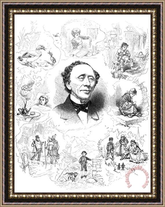 Others Hans Christian Andersen Framed Painting