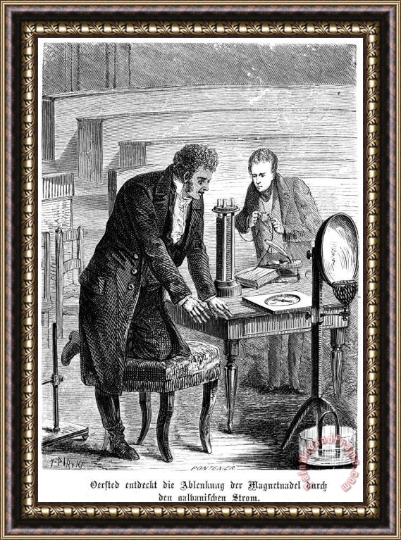 Others Hans Christian Oersted Framed Print