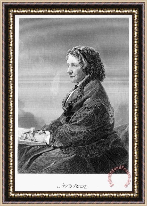 Others Harriet Beecher Stowe Framed Painting