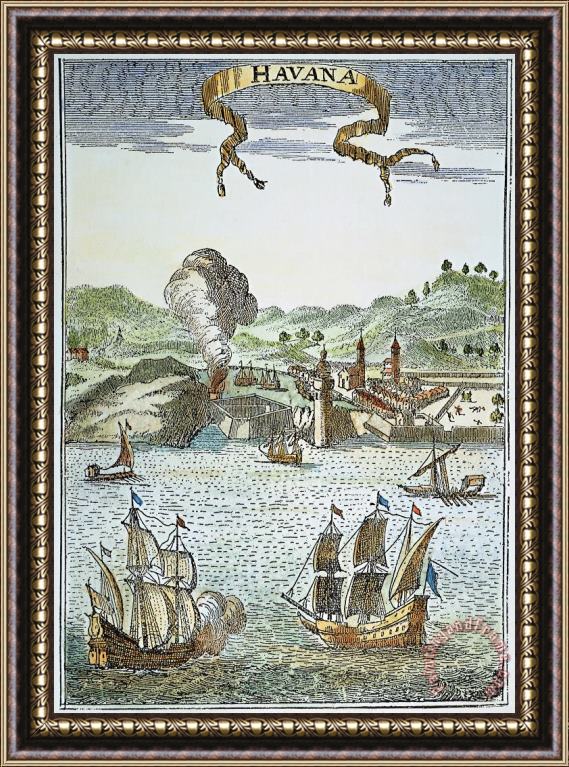 Others Havana, Cuba, 1720 Framed Painting