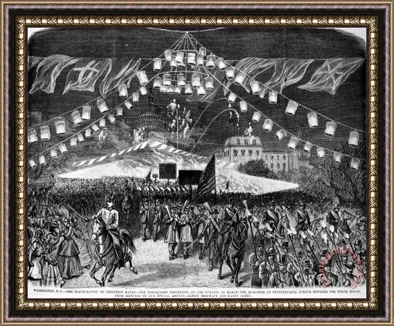 Others Hayes Inauguration, 1877 Framed Print