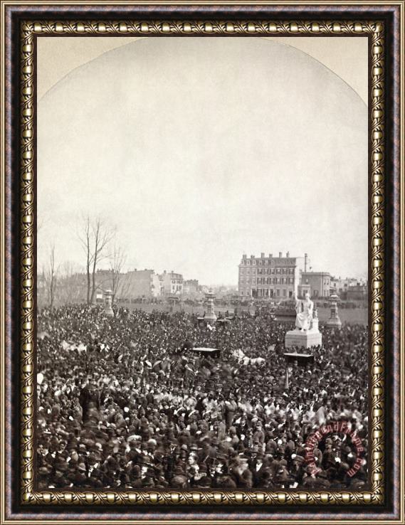 Others Hayes Inauguration, 1877 Framed Painting