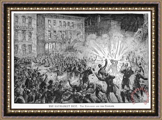 Others Haymarket Riot, 1886 Framed Print