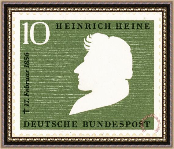 Others Heinrich Heine (1797-1856) Framed Painting