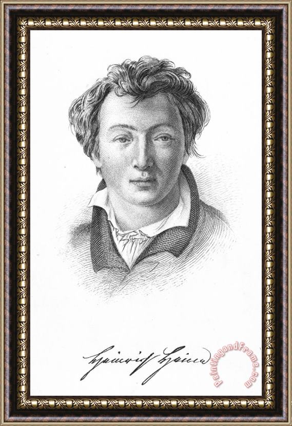 Others Heinrich Heine (1797-1856) Framed Painting