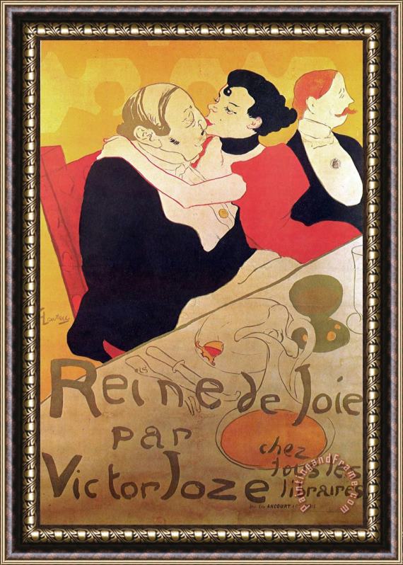 Others Henri De Toulouse Lautrec 1864 1901 French Painter Reine De Joie 1892 Framed Print