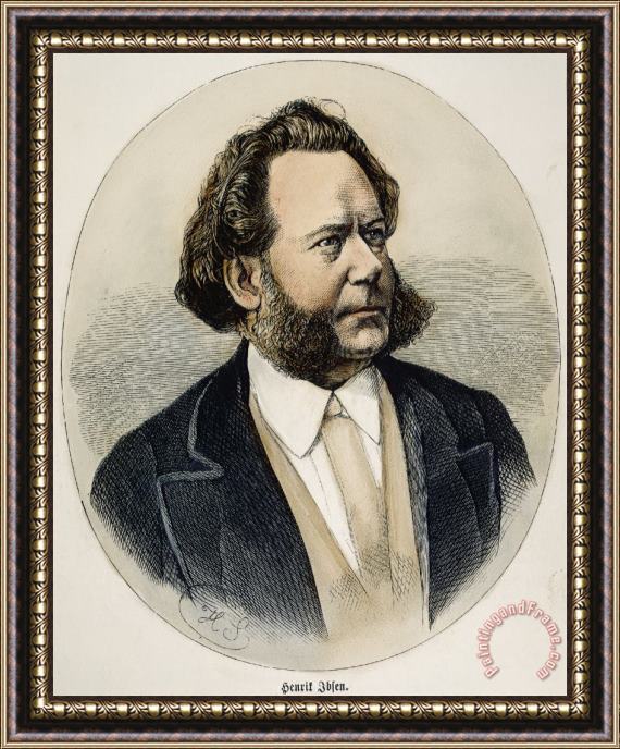 Others Henrik Ibsen (1828-1906) Framed Painting