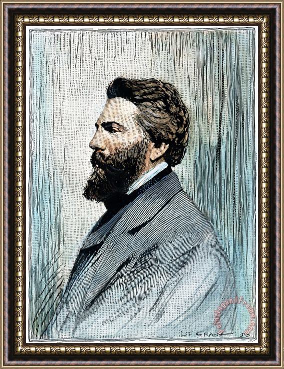 Others Herman Melville (1819-1891) Framed Painting