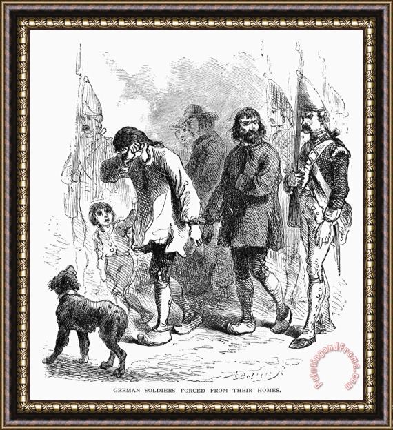 Others Hessians: Conscription Framed Print