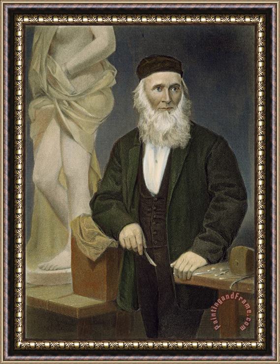 Others Hiram Powers (1805-1873) Framed Print