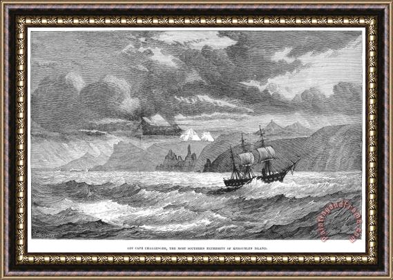 Others Hms Challenger, 1872-76 Framed Painting