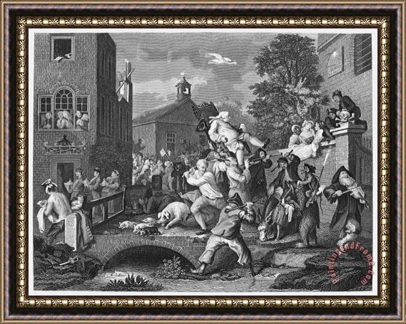 Others Hogarth: Election Framed Painting