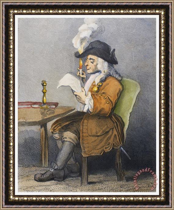 Others Hogarth: Politician Framed Painting