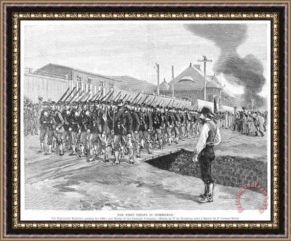 Others Homestead Strike, 1892 Framed Painting