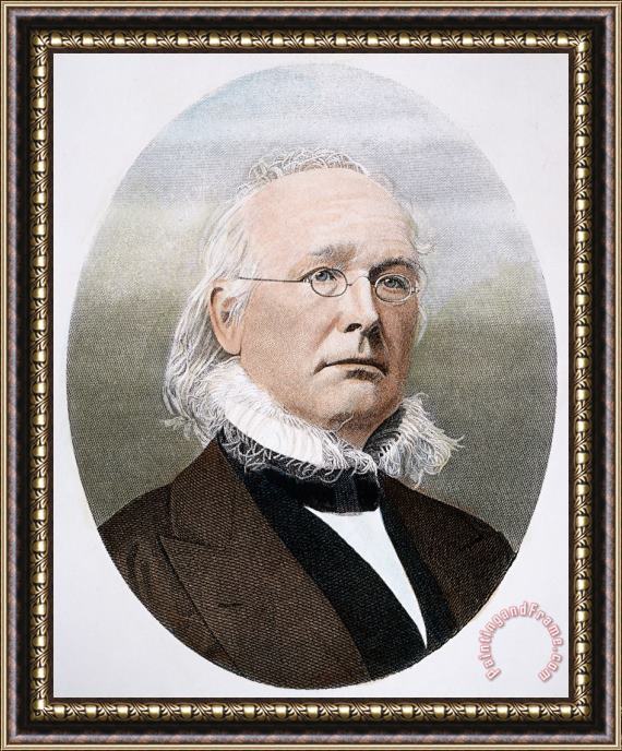 Others Horace Greeley (1811-1872) Framed Painting