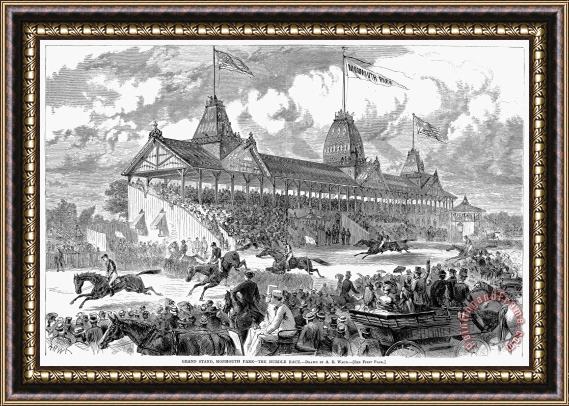 Others Horse Racing, 1870 Framed Print
