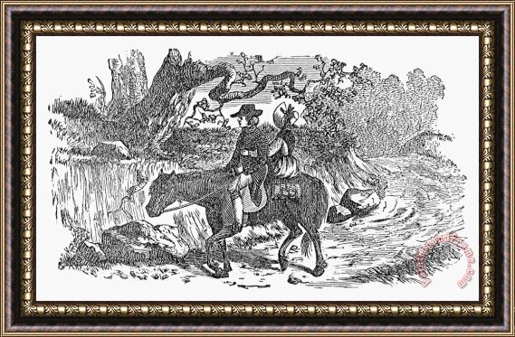 Others Horseback Riding Framed Print