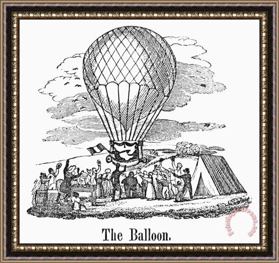 Others Hot Air Balloon Framed Print