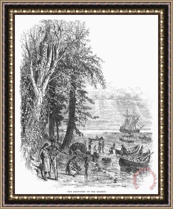 Others Hudson River, 1609 Framed Print