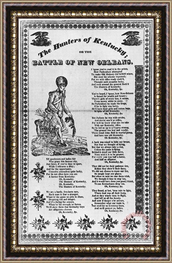 Others Hunters Of Kentucky, 1815 Framed Print