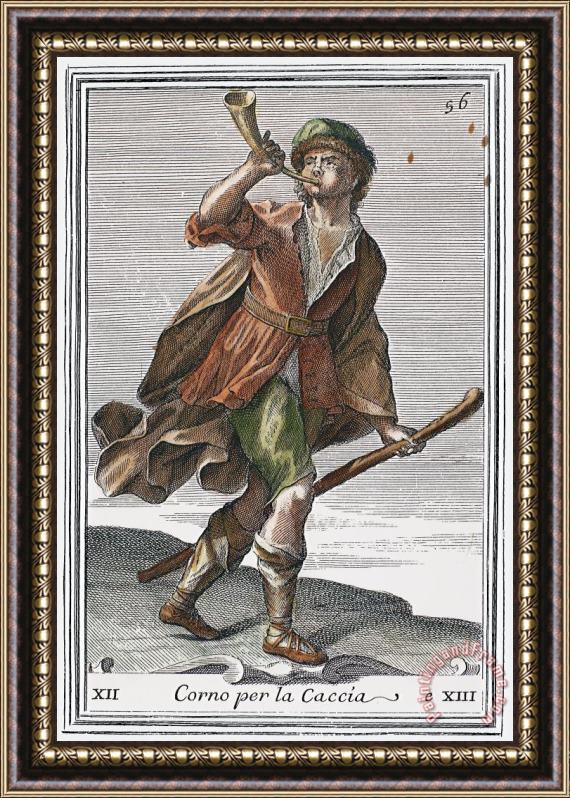 Others Hunting Horn, 1723 Framed Print