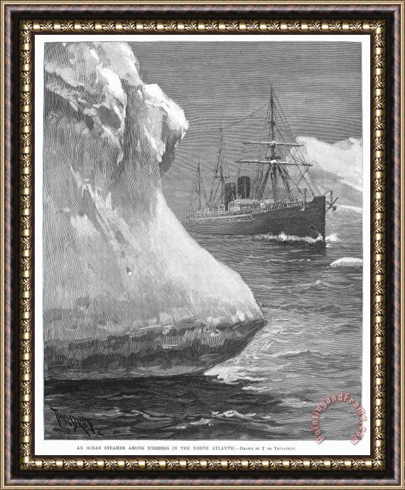 Others Iceberg, 1890 Framed Painting