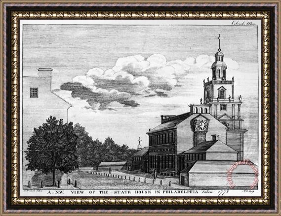 Others Independence Hall, 1778 Framed Print