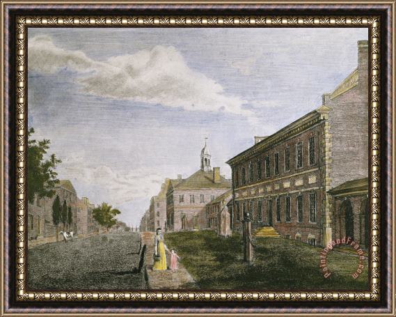 Others Independence Hall, 1798 Framed Painting