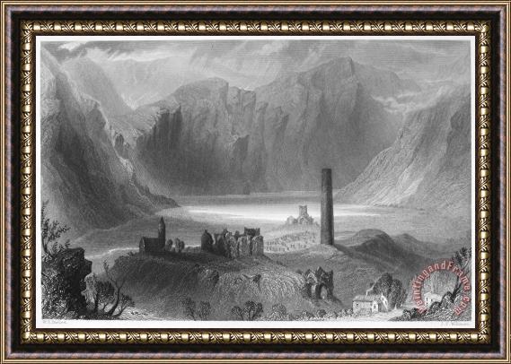 Others Ireland: Glendalough, 1840 Framed Painting