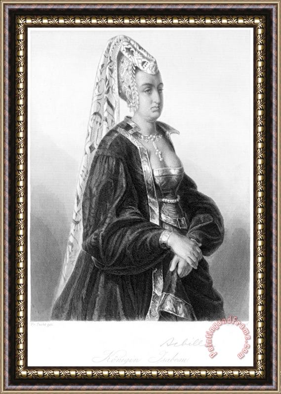 Others Isabella Of Bavaria Framed Print