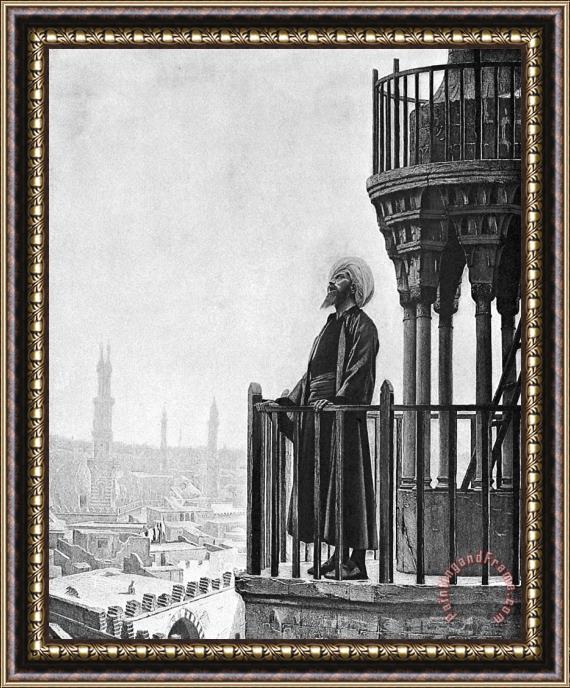 Others Islam: Muezzin Framed Print