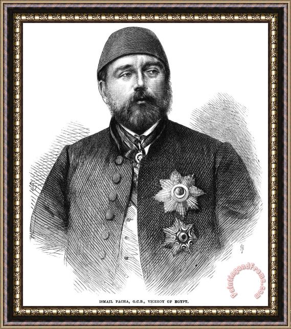 Others Ismail Pasha (1830-1895) Framed Print